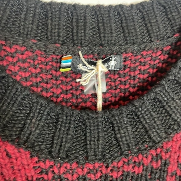 Smartwool | Men's Cozy Lodge Buffalo Check Sweater Wool Blend Size Medium NWT - Picture 4 of 7